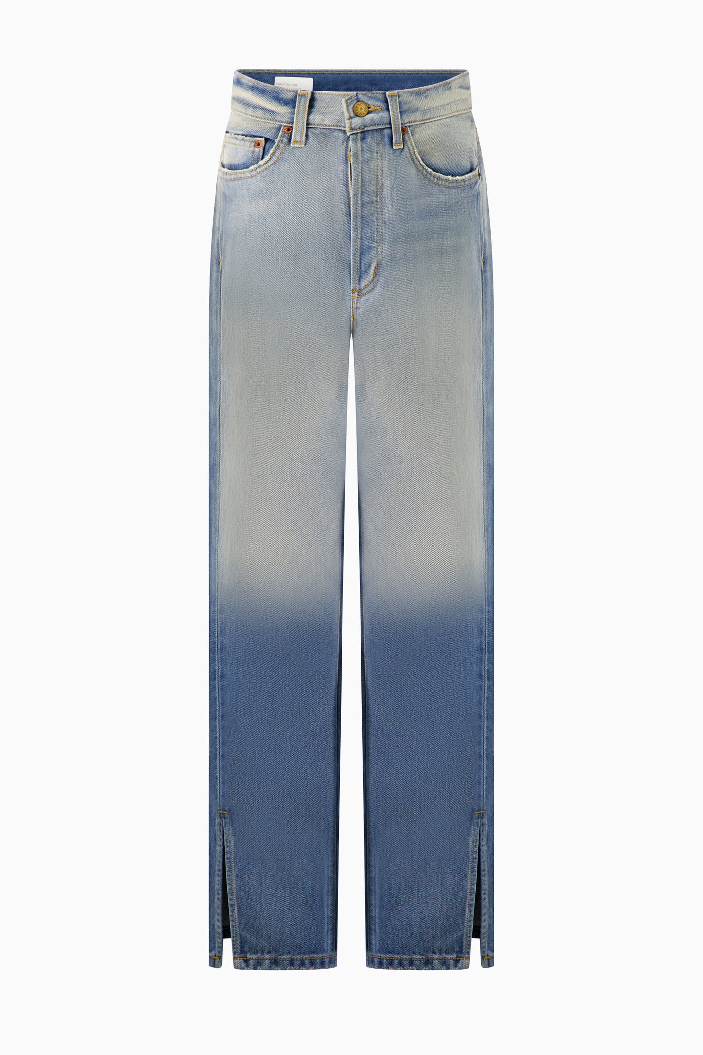 Charlot Split Hem Jean - Shell Vintage Wash