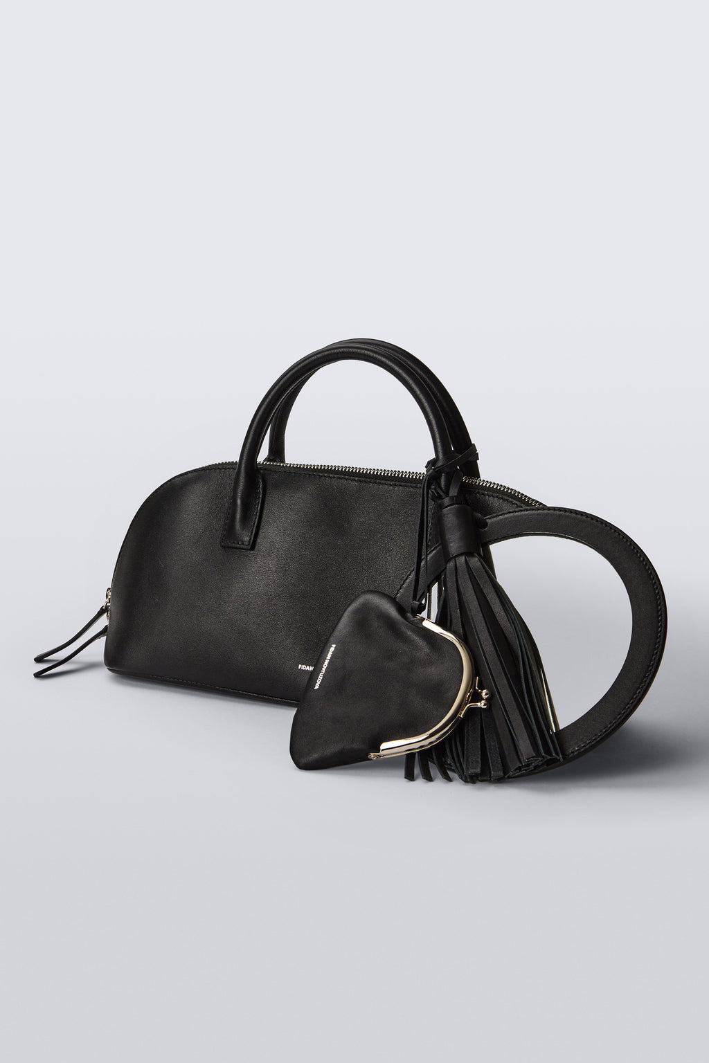 Eliza Black Leather Bag