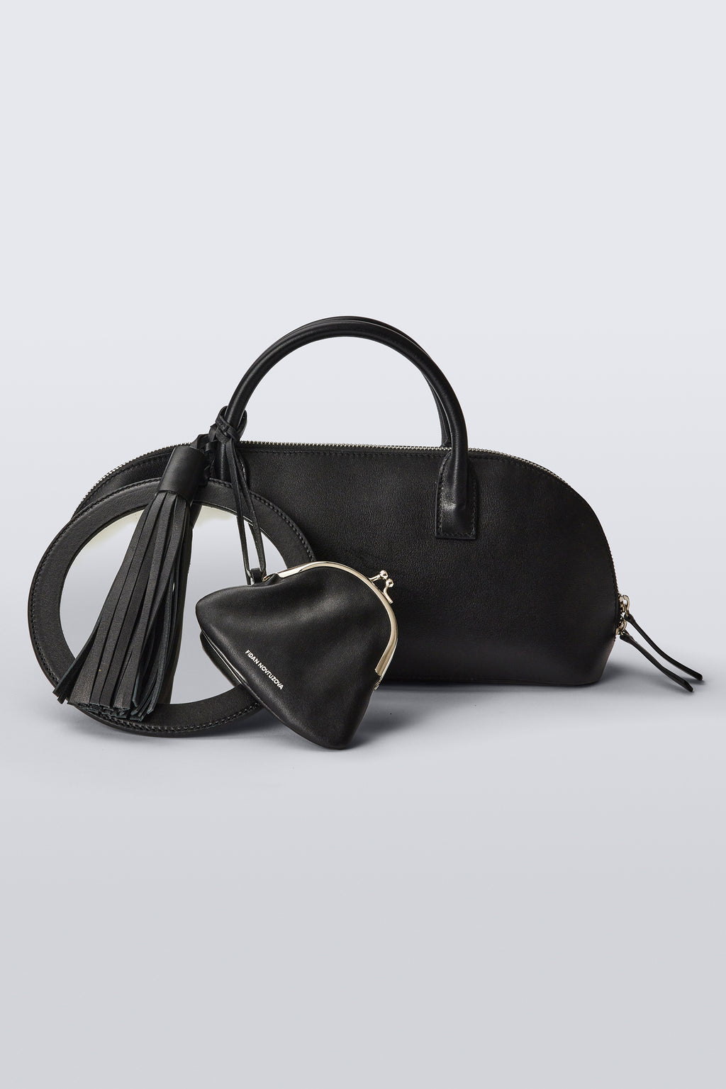 Eliza Black Leather Bag