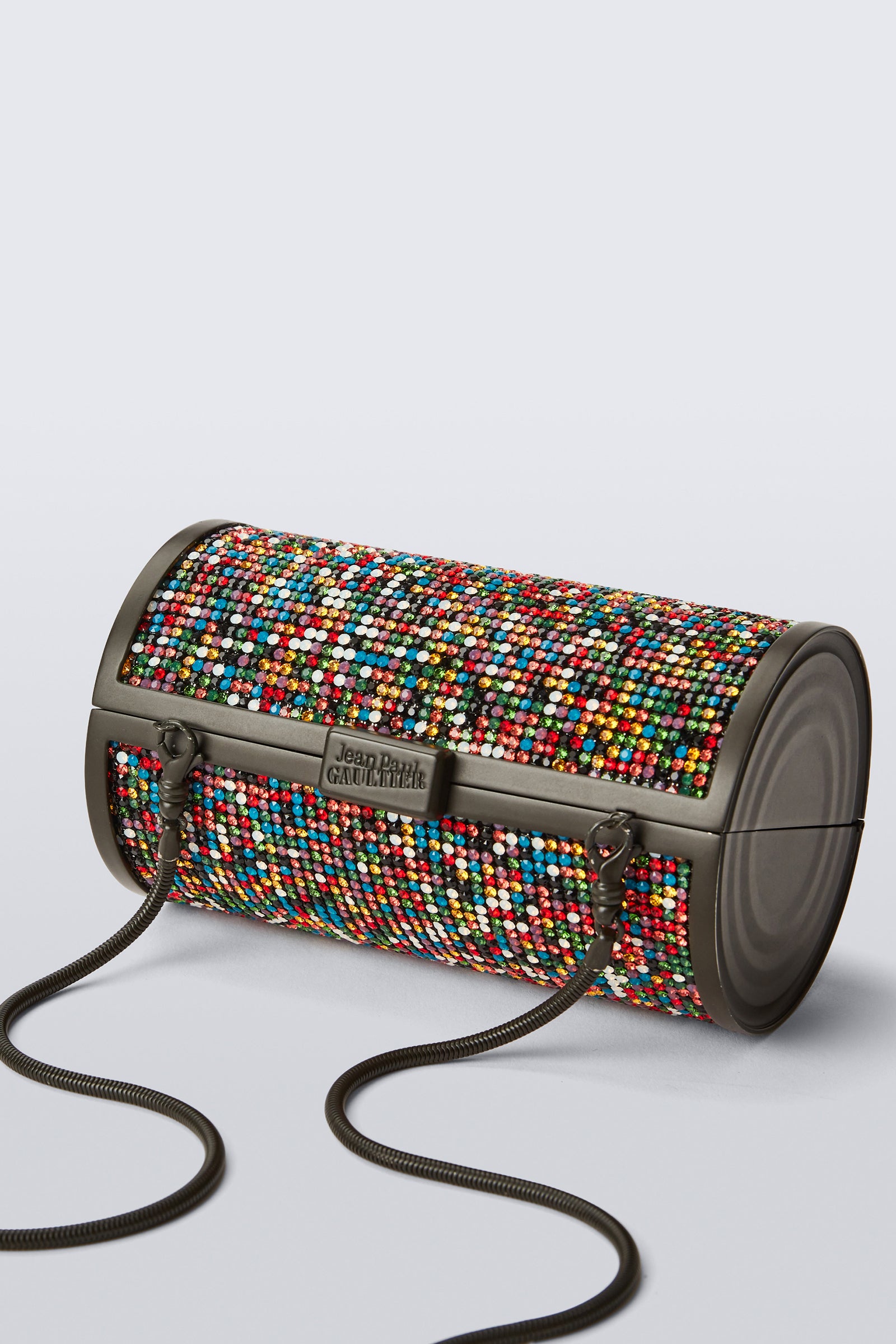 Jean Paul Gaultier Rhinestone Tin Can Bag