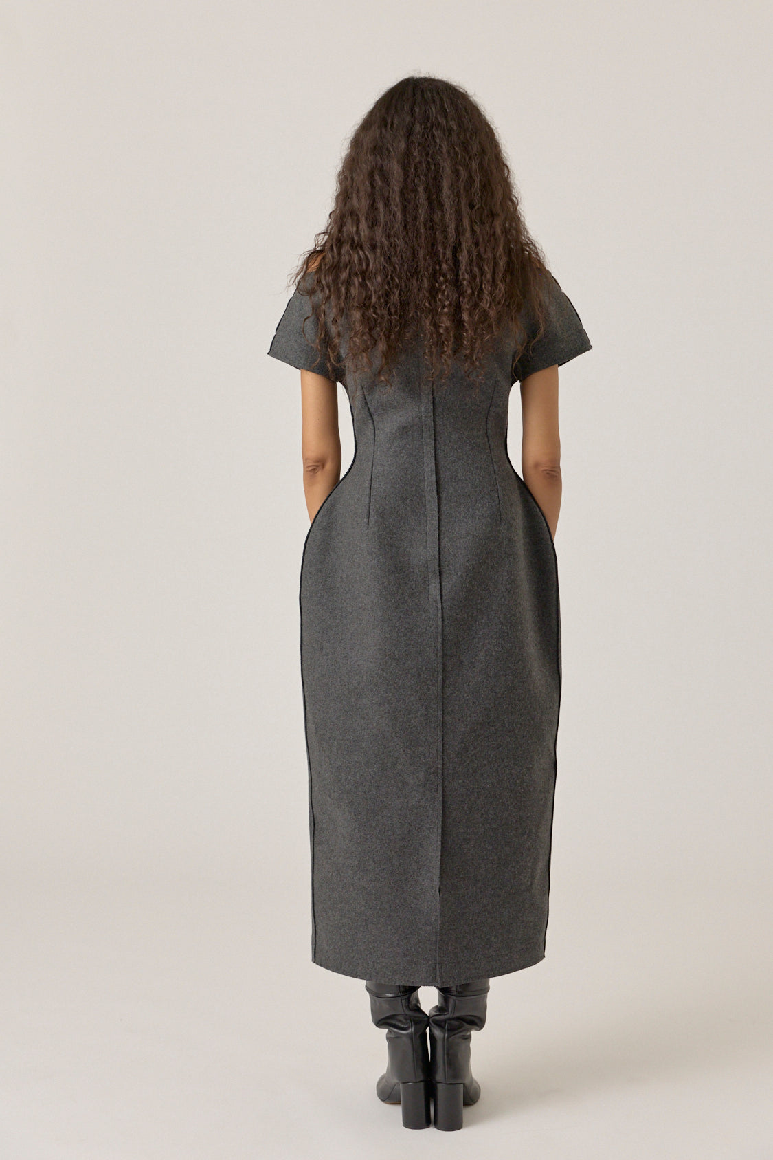 Covered Shoulder Base Dress
