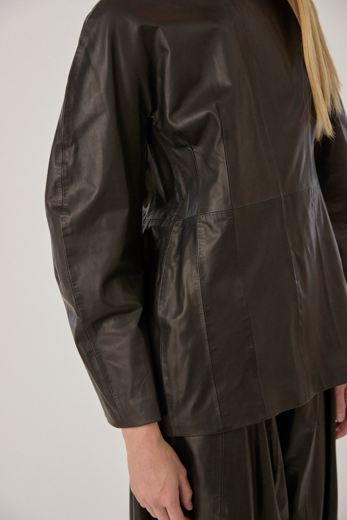 Emory Blouse - Leather