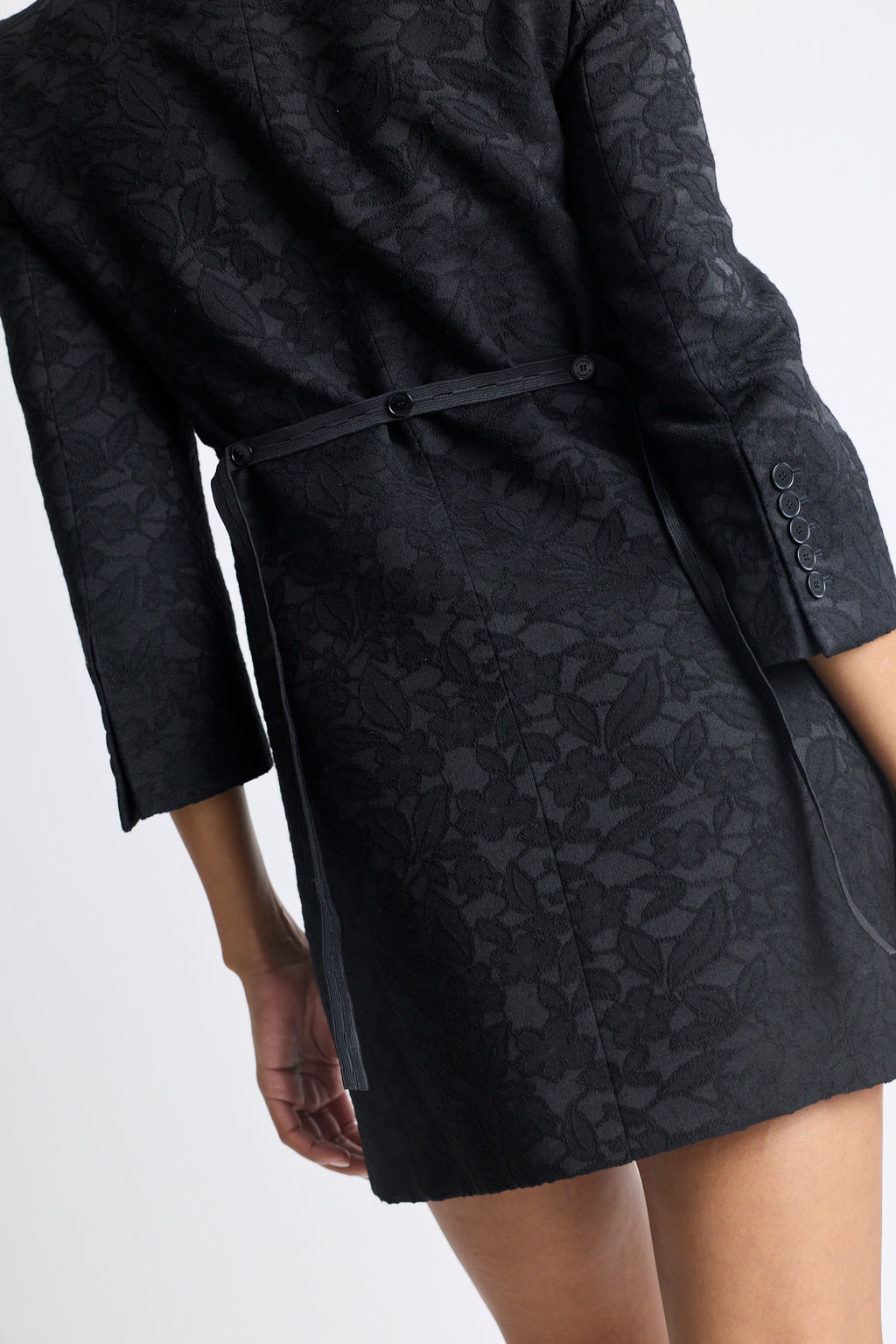 Square Neck Tailoring Jacket Dress