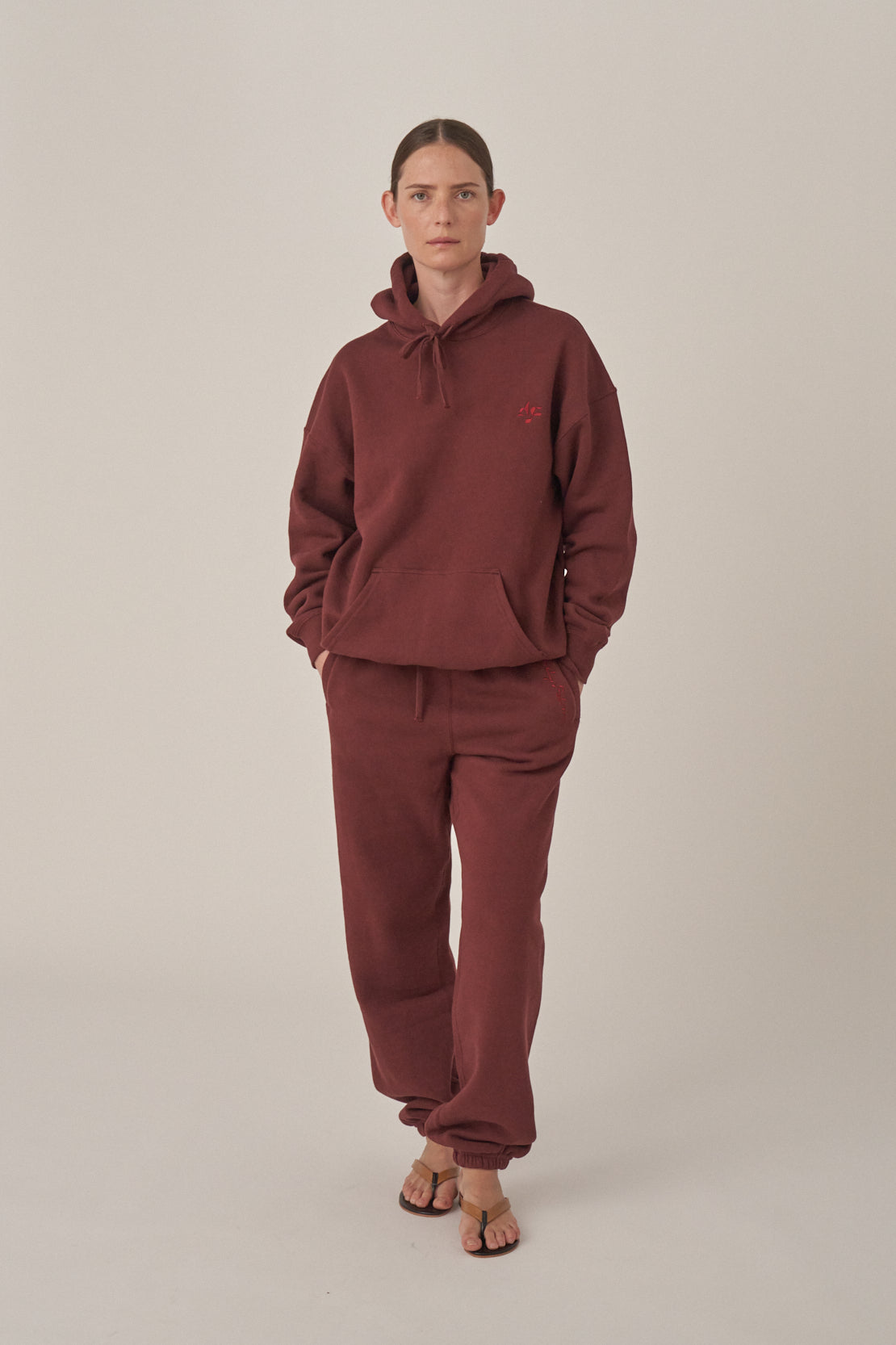 AF Hoodie - Burgundy