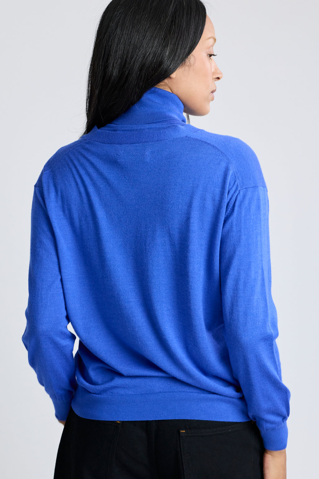 Silk Lightweight Cardigan - Tanzanite