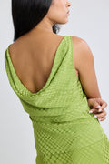 Wiggle Dot Jacquard Cowl Back Shell