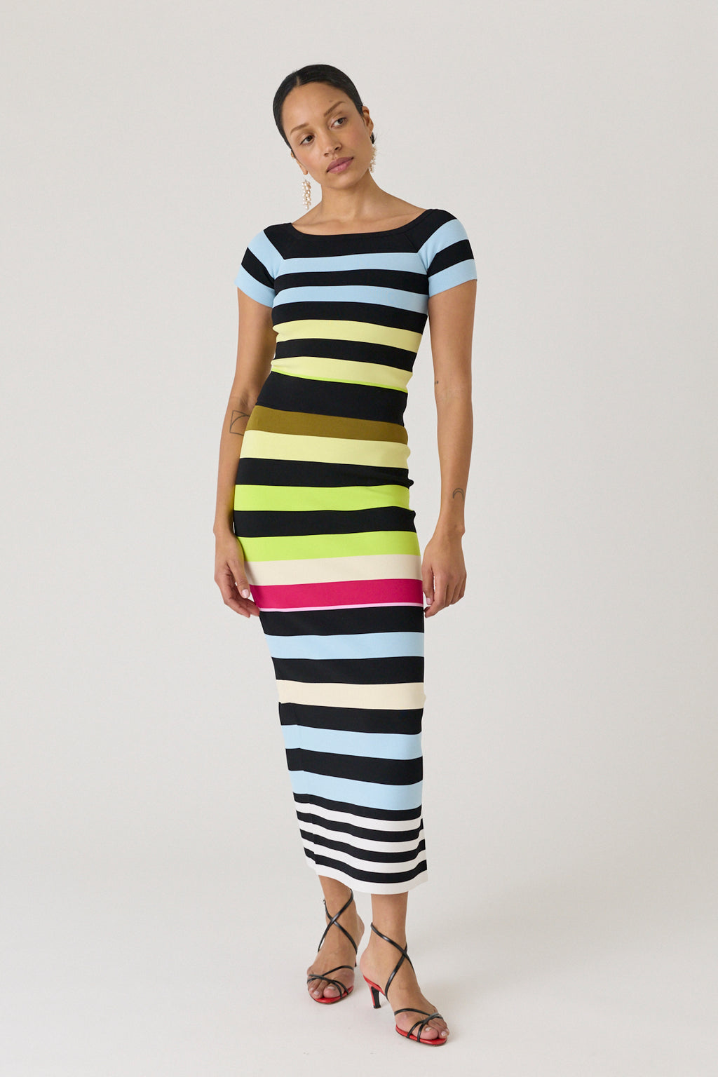 Striped Bodycon Top