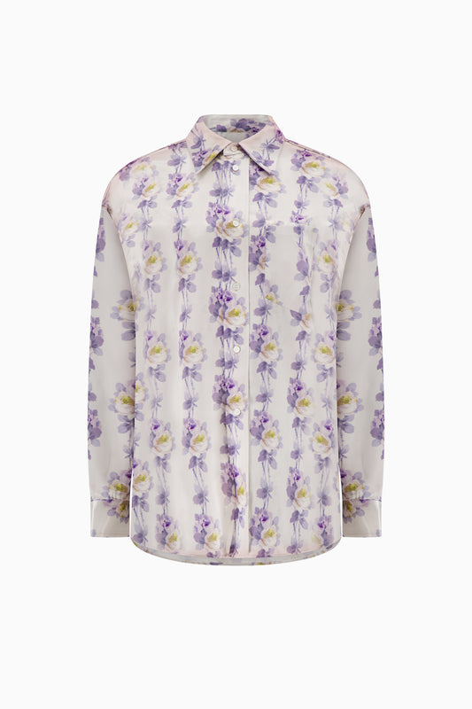 Classic Shirt with Formal Collar - Lilac