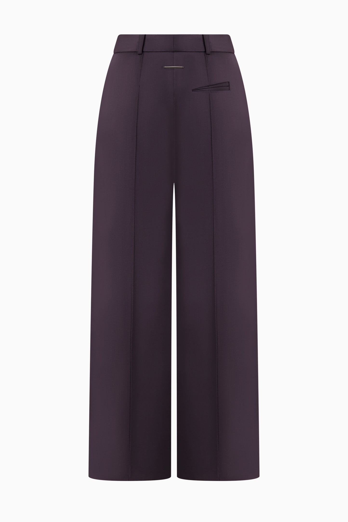 Claw Belt Loop Tailored Trousers -  Grey
