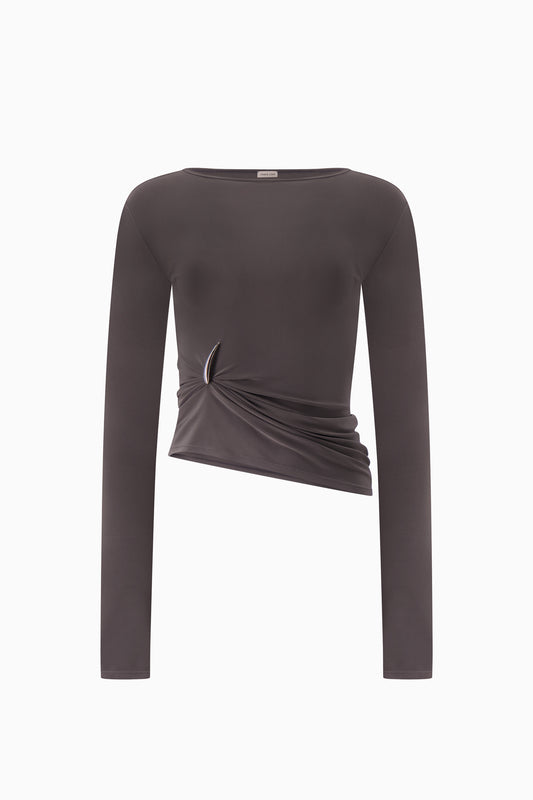 Claw Draped Longsleeve Top
