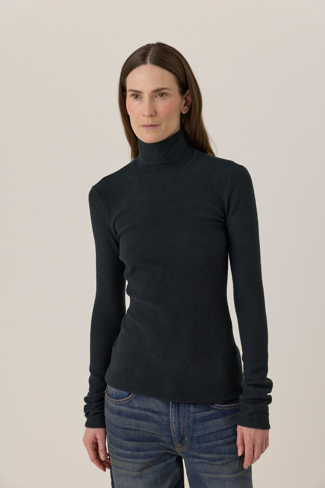 Keyhole Turtleneck