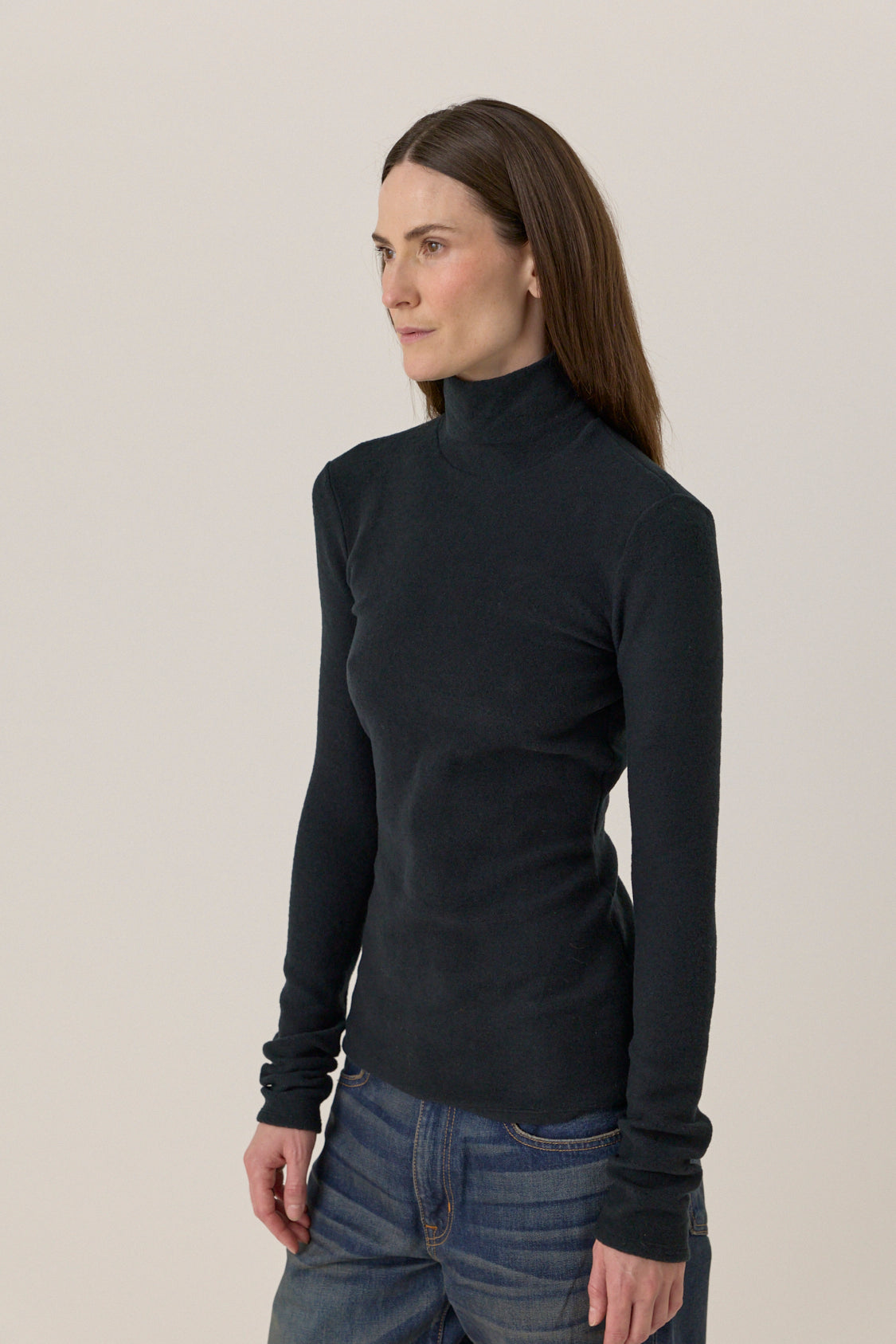 Keyhole Turtleneck
