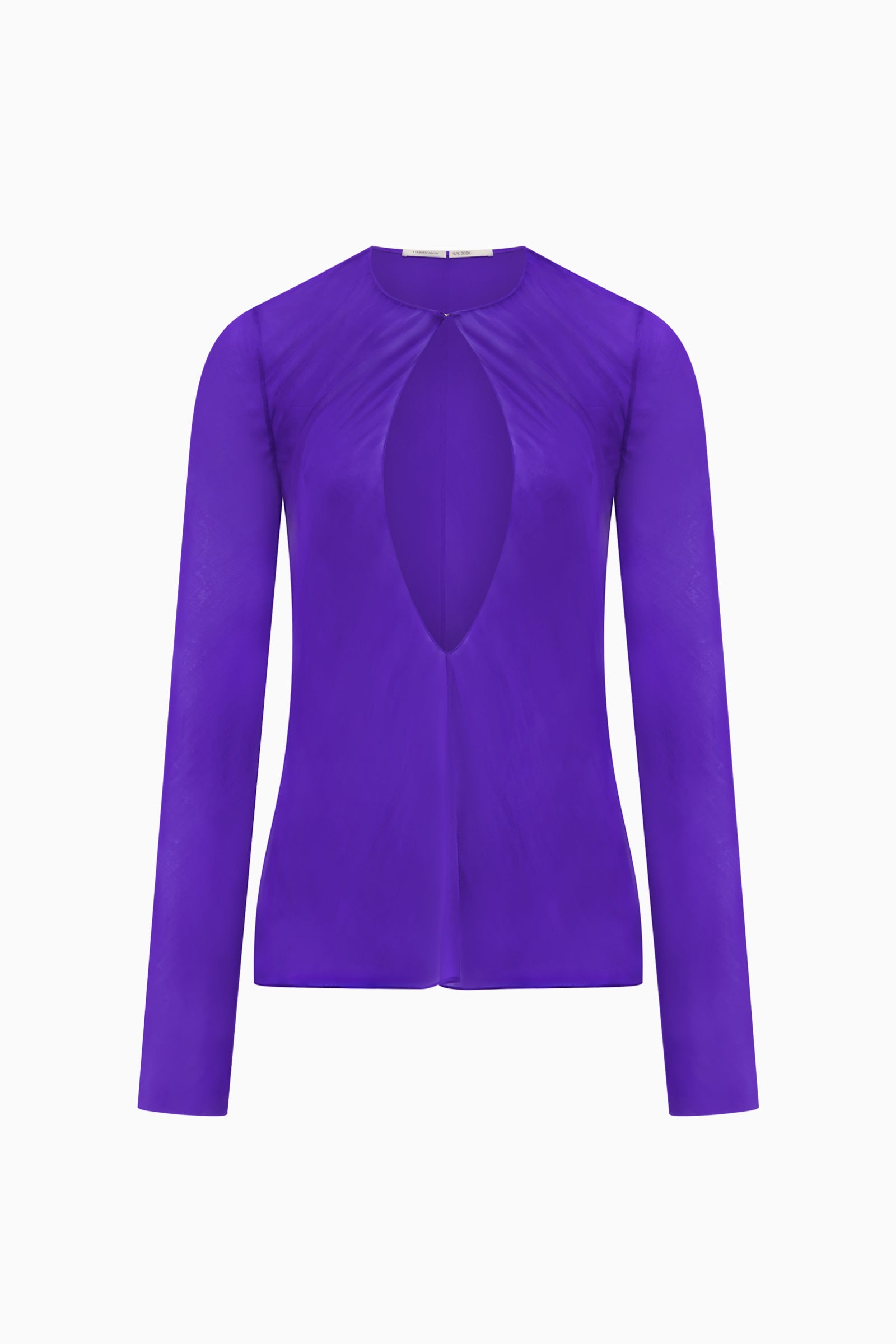 Chiffon Keyhole Blouse
