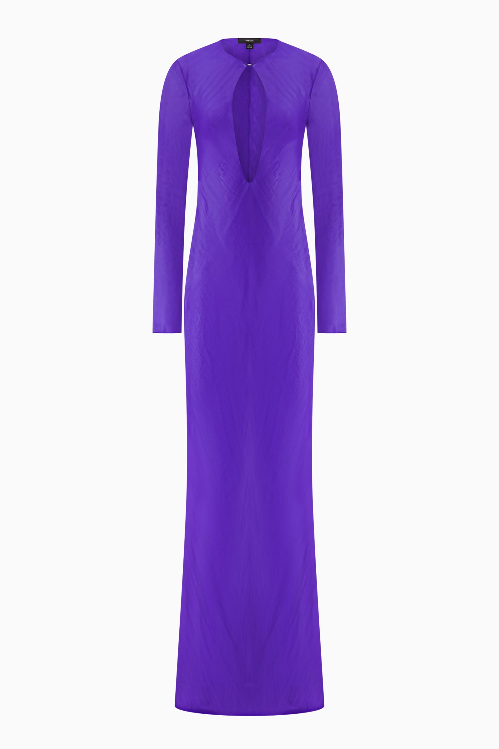 Chiffon Keyhole Dress