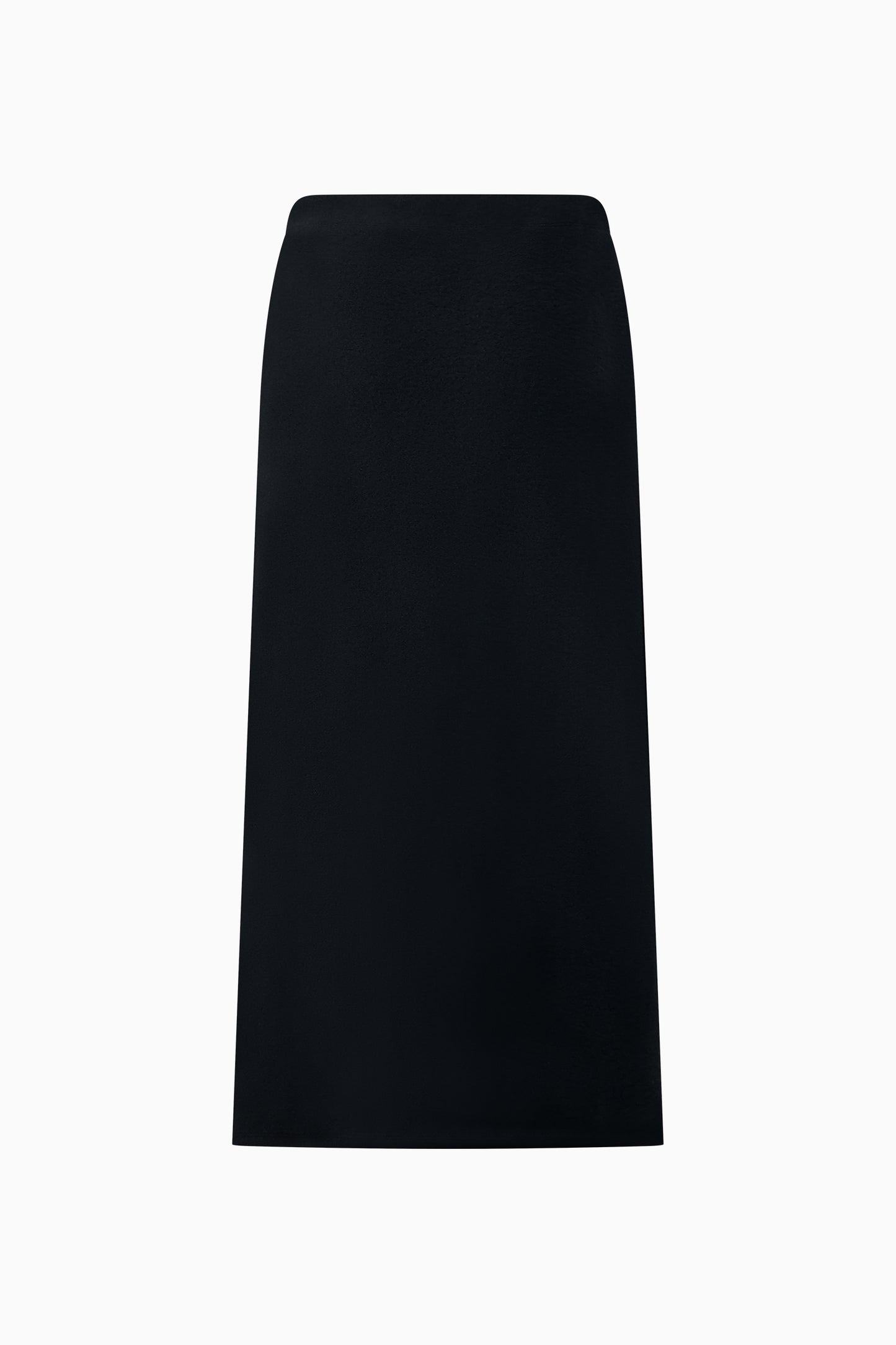 Drawstring Wool Skirt