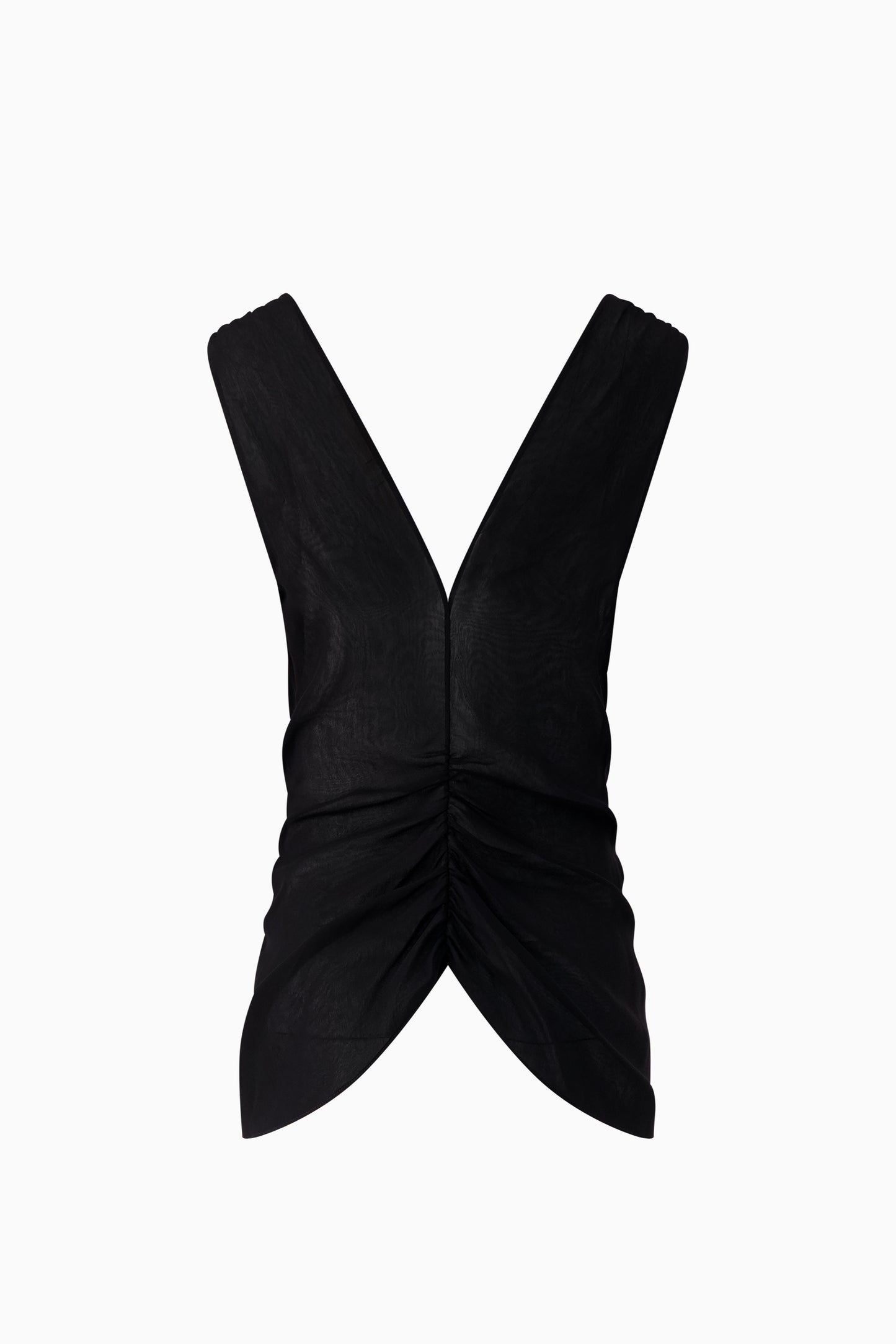 Gathered Chiffon Top