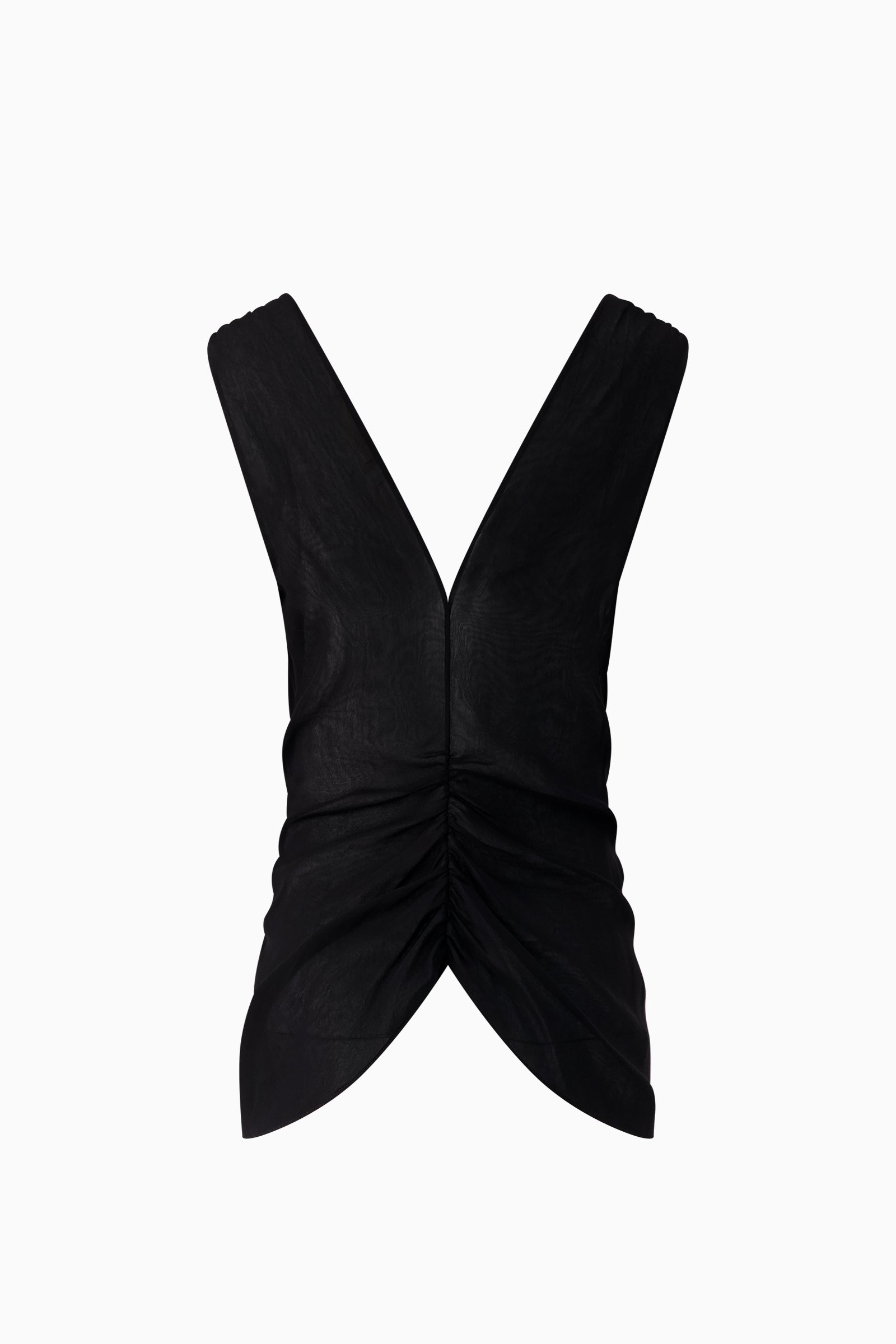 Gathered Chiffon Top