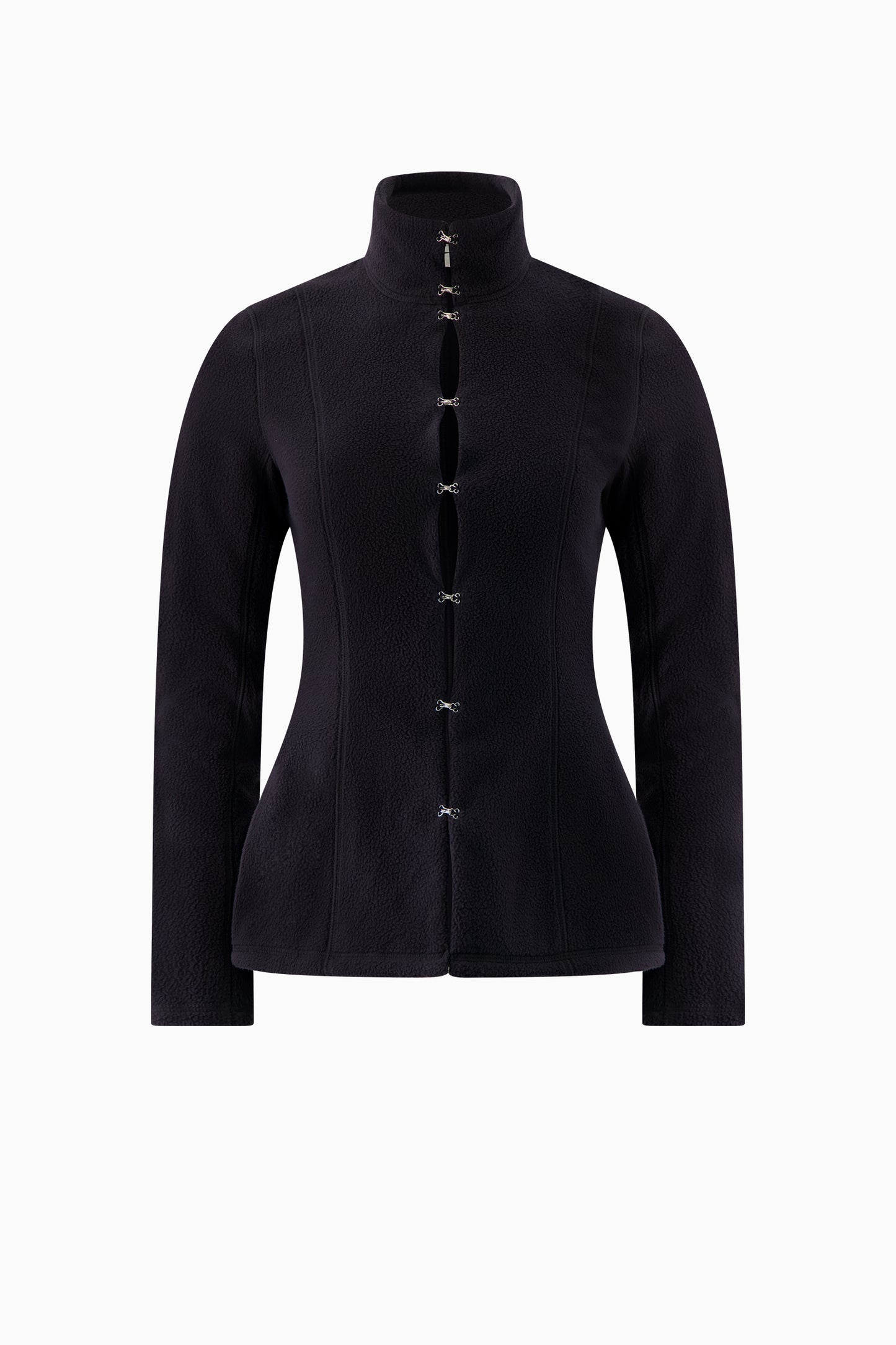 Shaped Fleece Jacket - Black