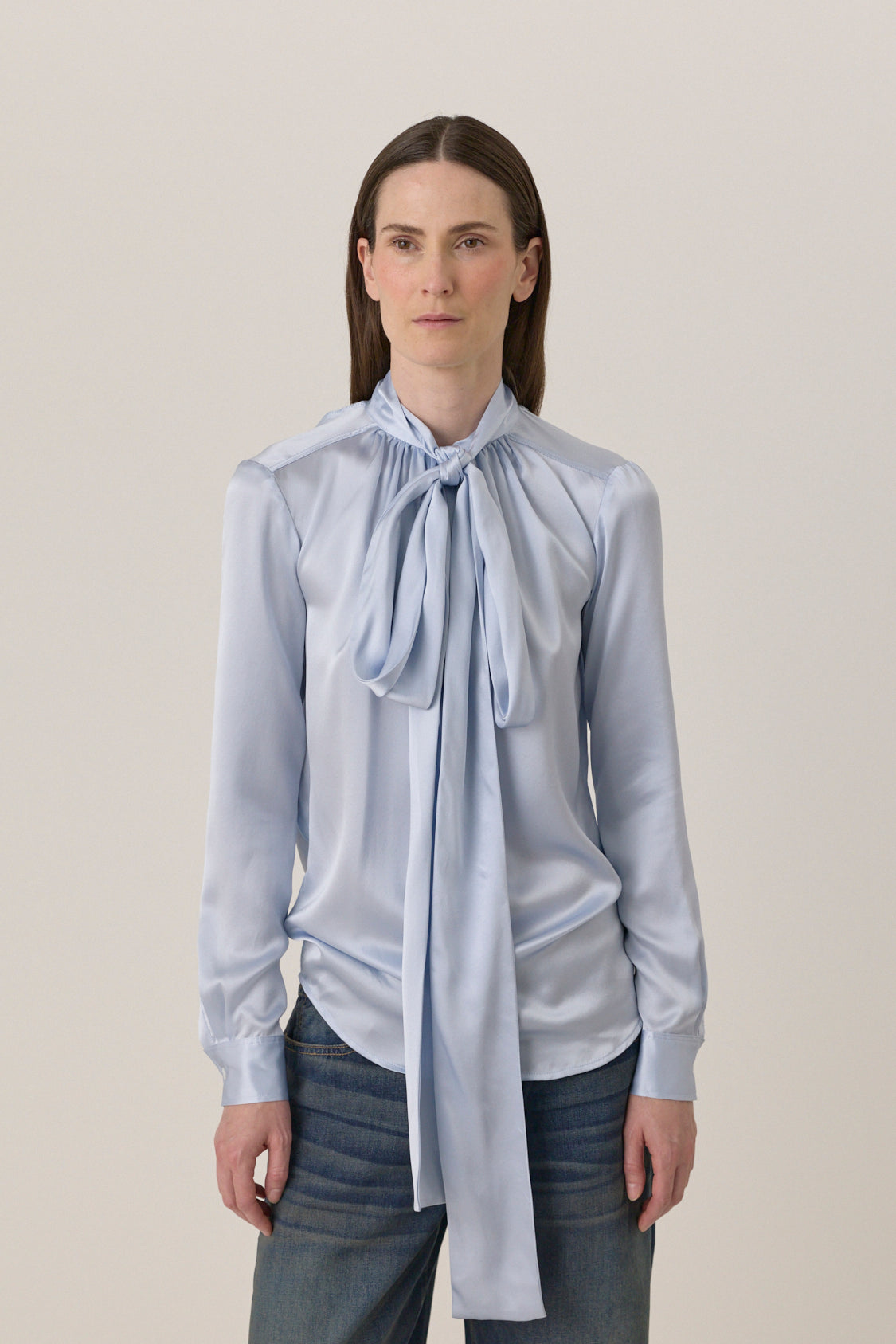 Double Blouse - Dusty Sky