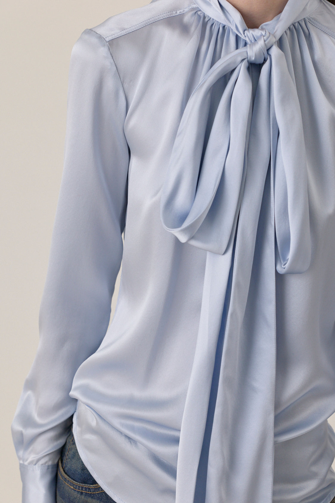 Double Blouse - Dusty Sky