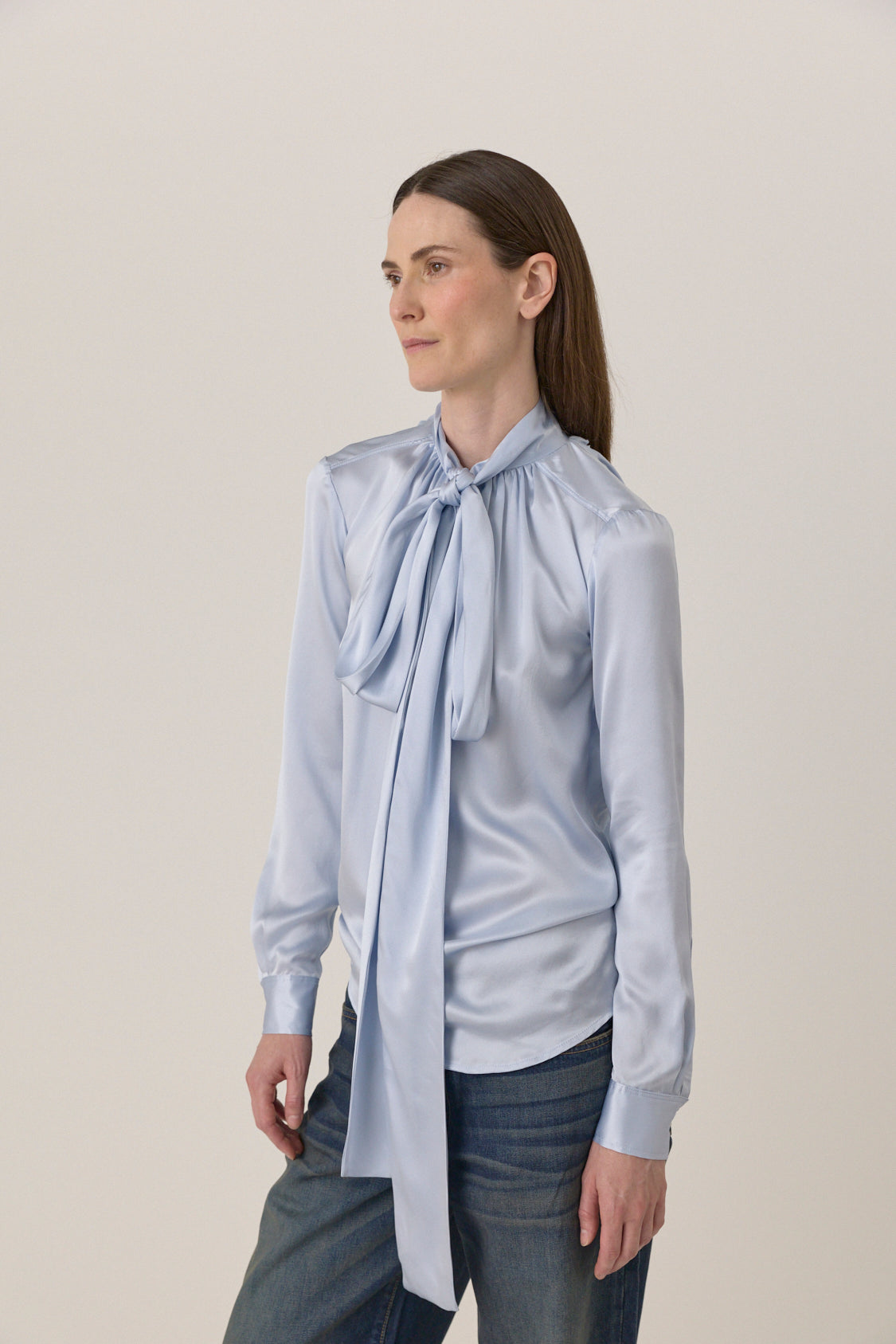 Double Blouse - Dusty Sky