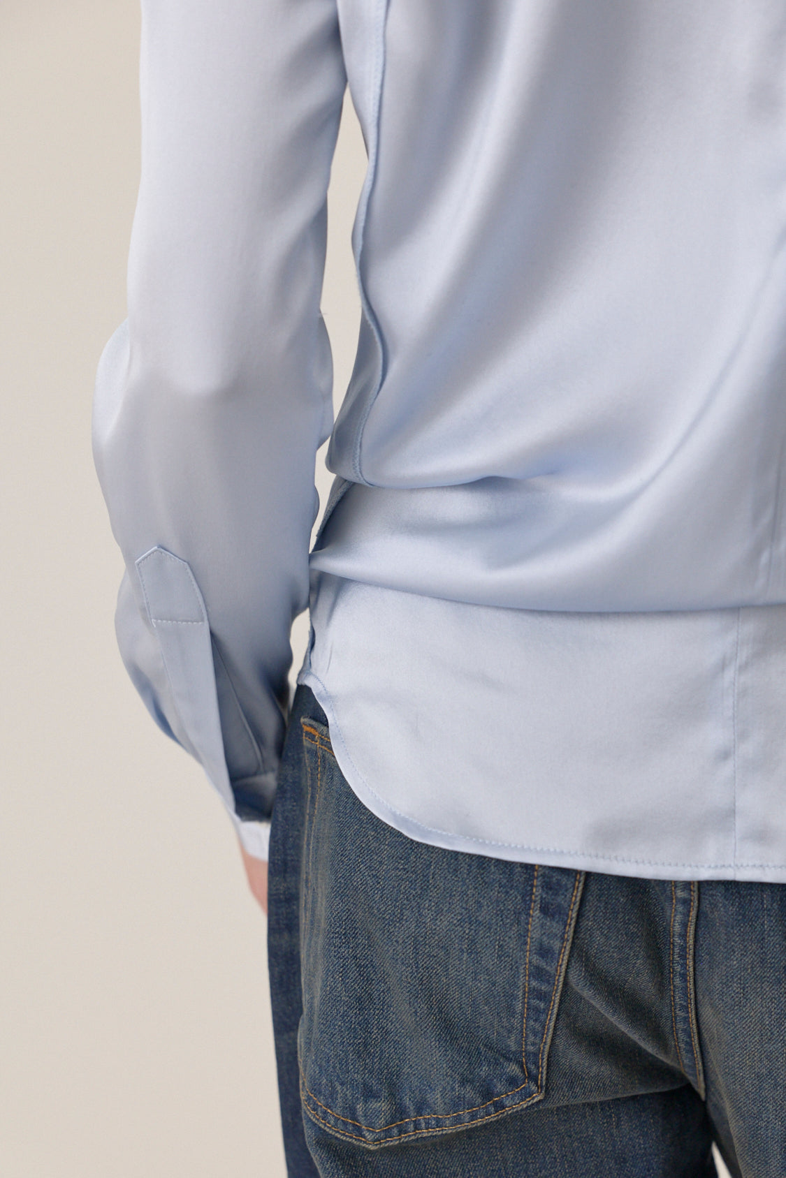 Double Blouse - Dusty Sky