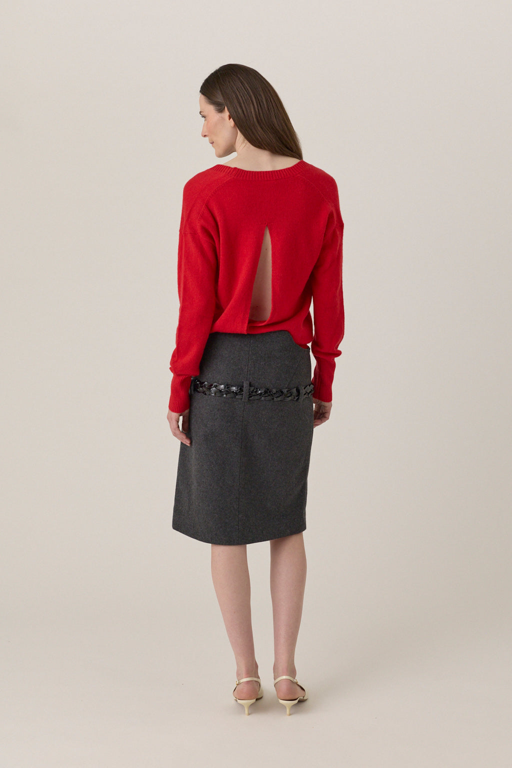Low Waist Suit Skirt