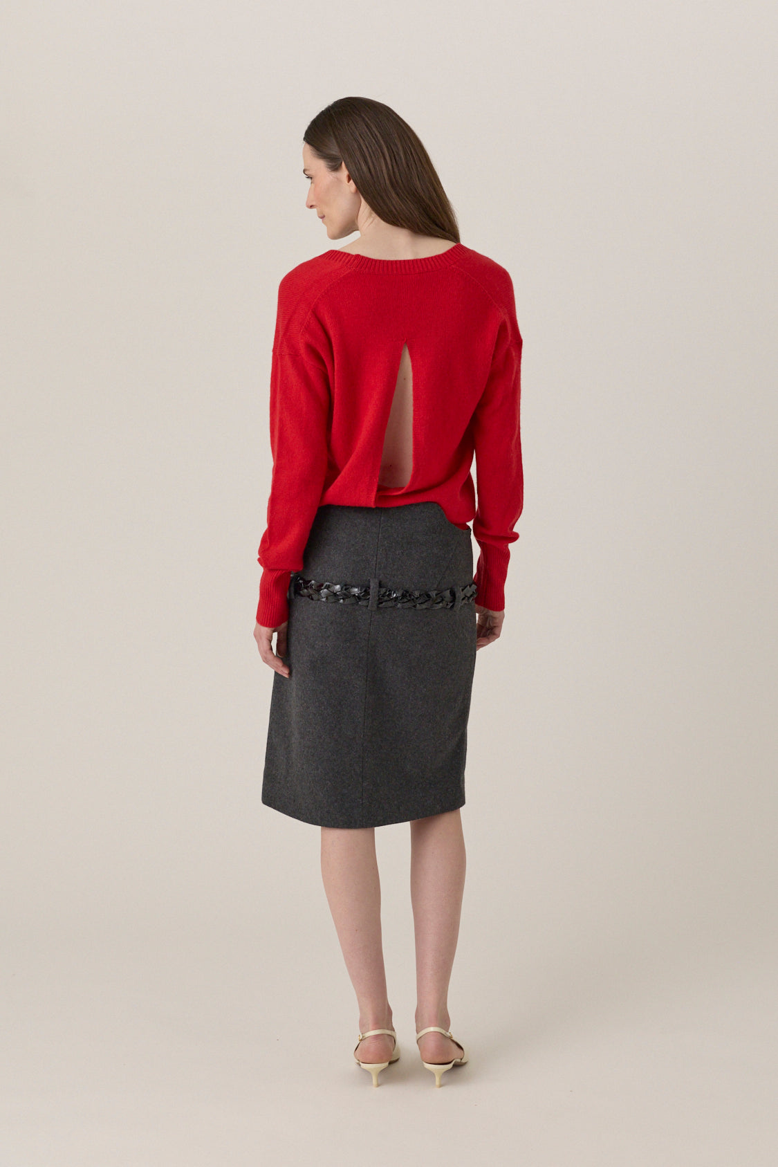 Low Waist Suit Skirt