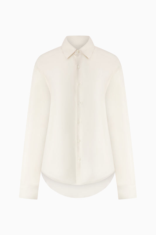 Classic Flannel Shirt - Cream