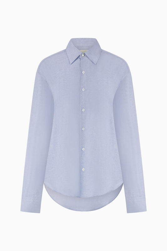 Claassic Flannel Shirt - Light Blue