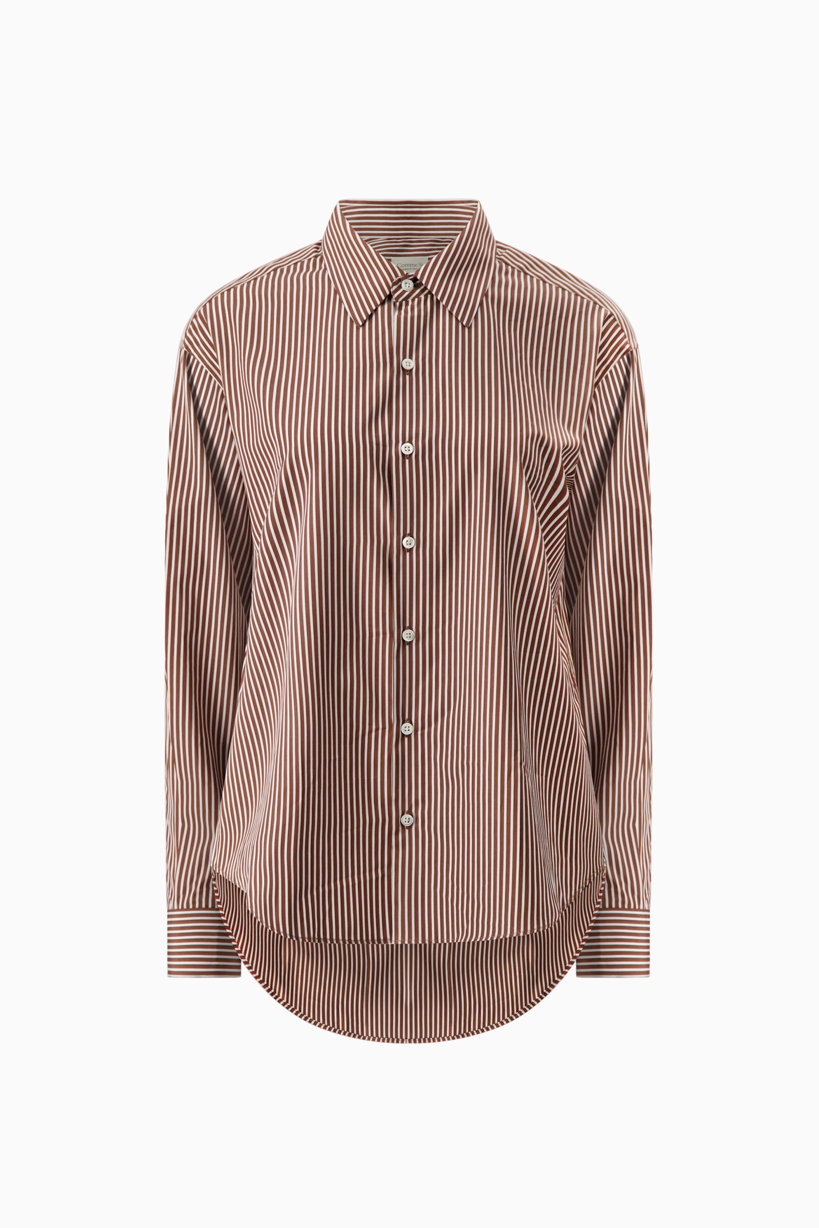 Classic Poplin Shirt - Cortado Stripe