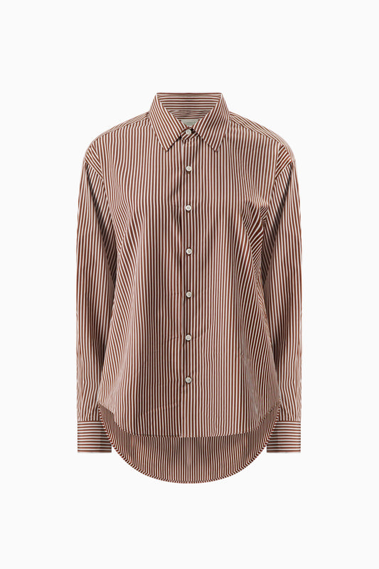 Classic Poplin Shirt - Cortado Stripe