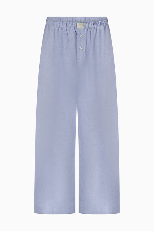 Flannel Lounge Pant - Light Blue