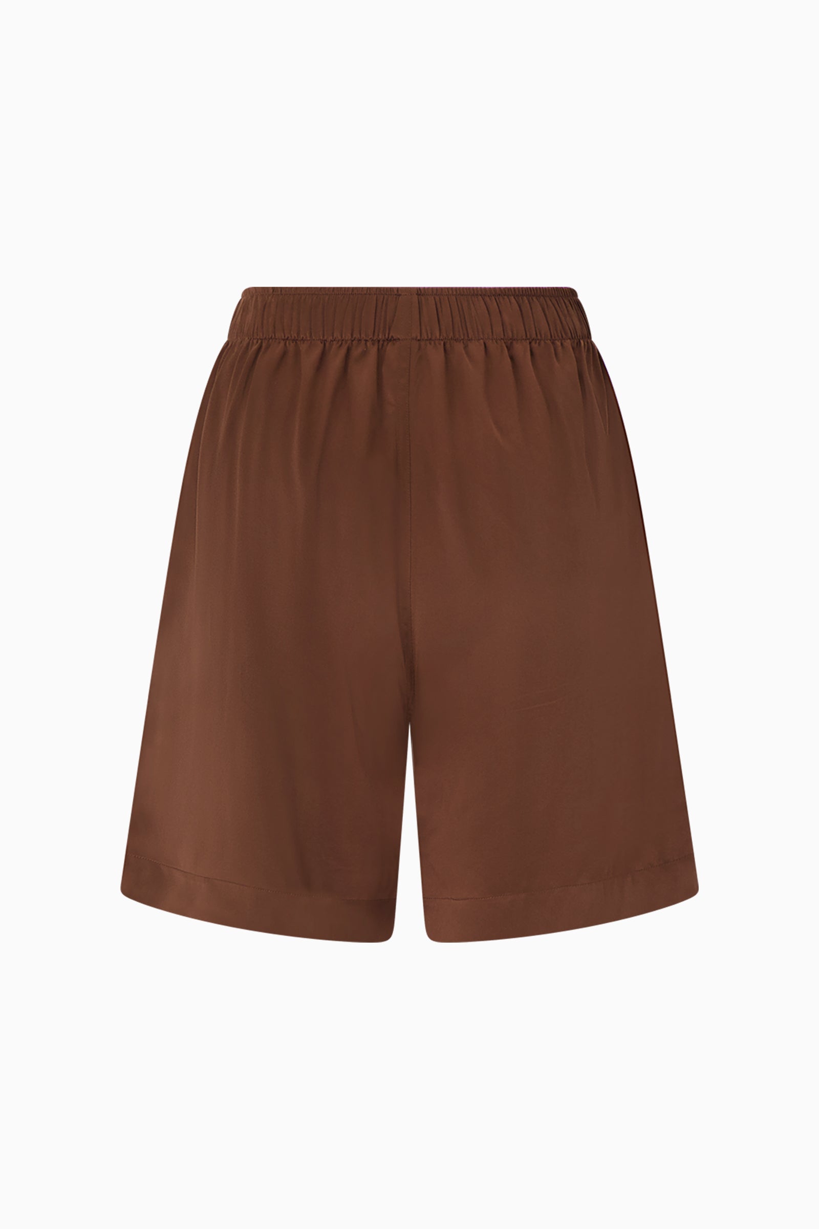 Silk Boxer Bermuda - Espresso