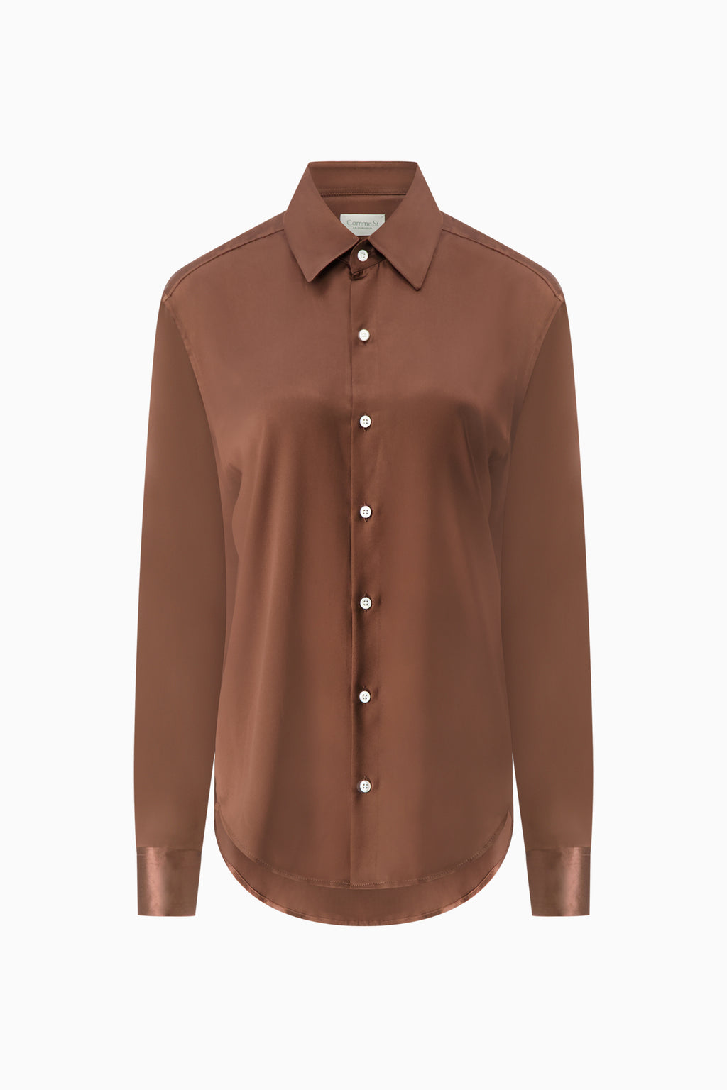 Silk Shirt - Espresso