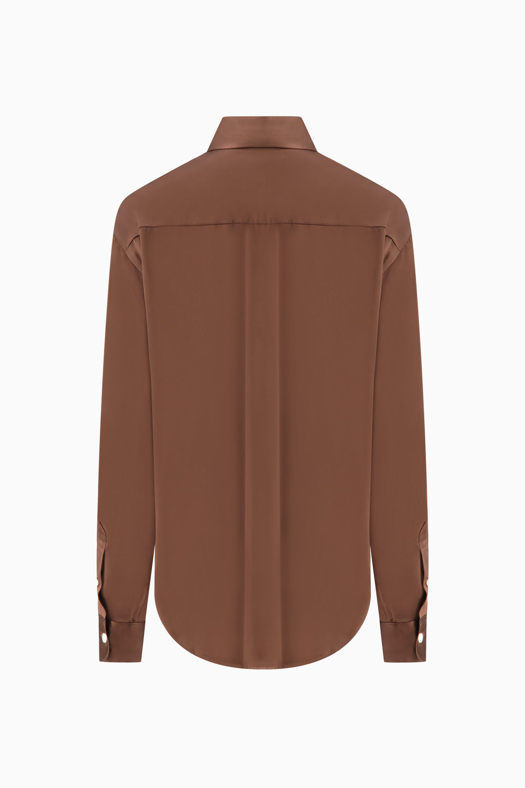 Silk Shirt - Espresso