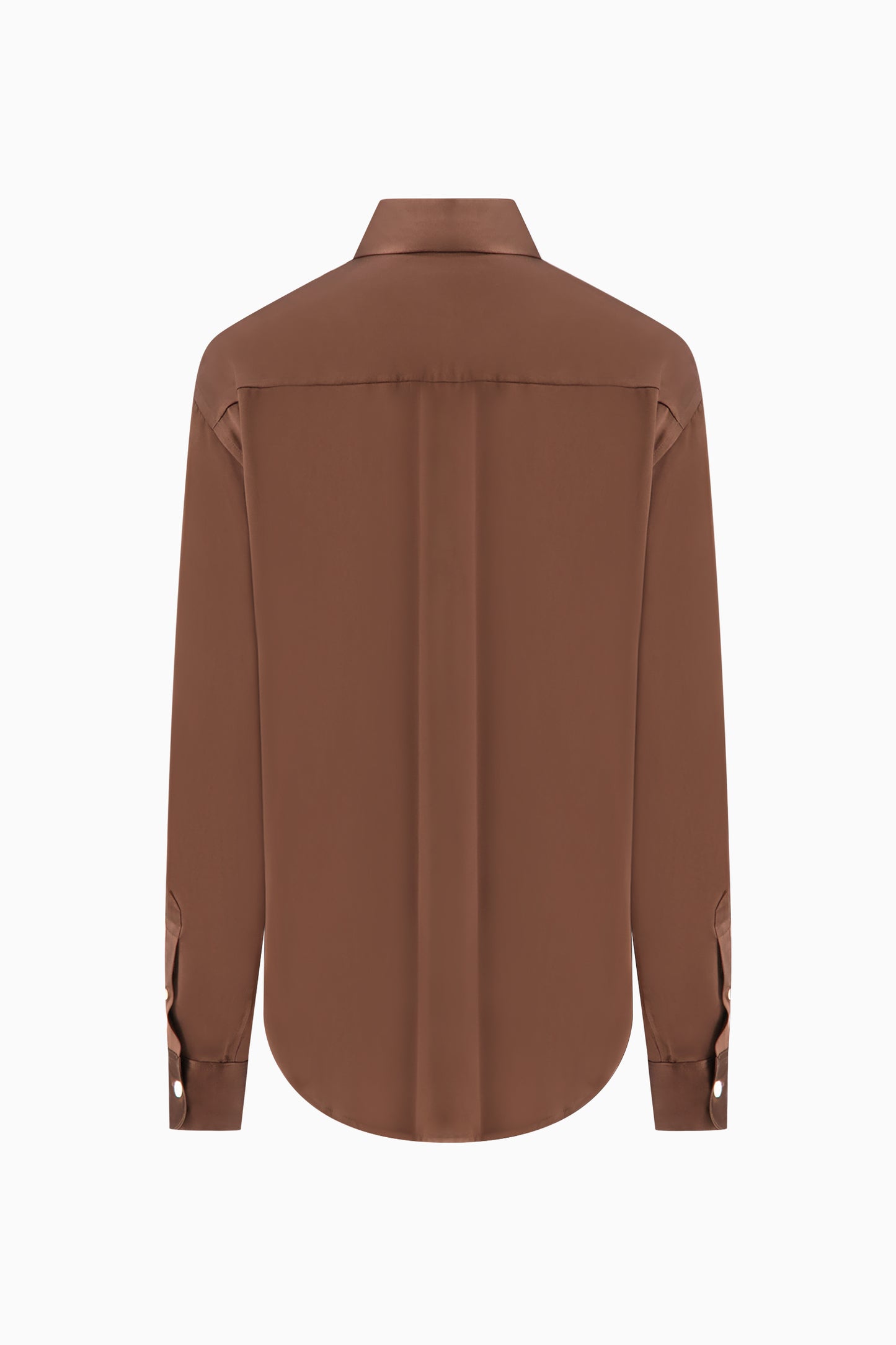 Silk Shirt - Espresso