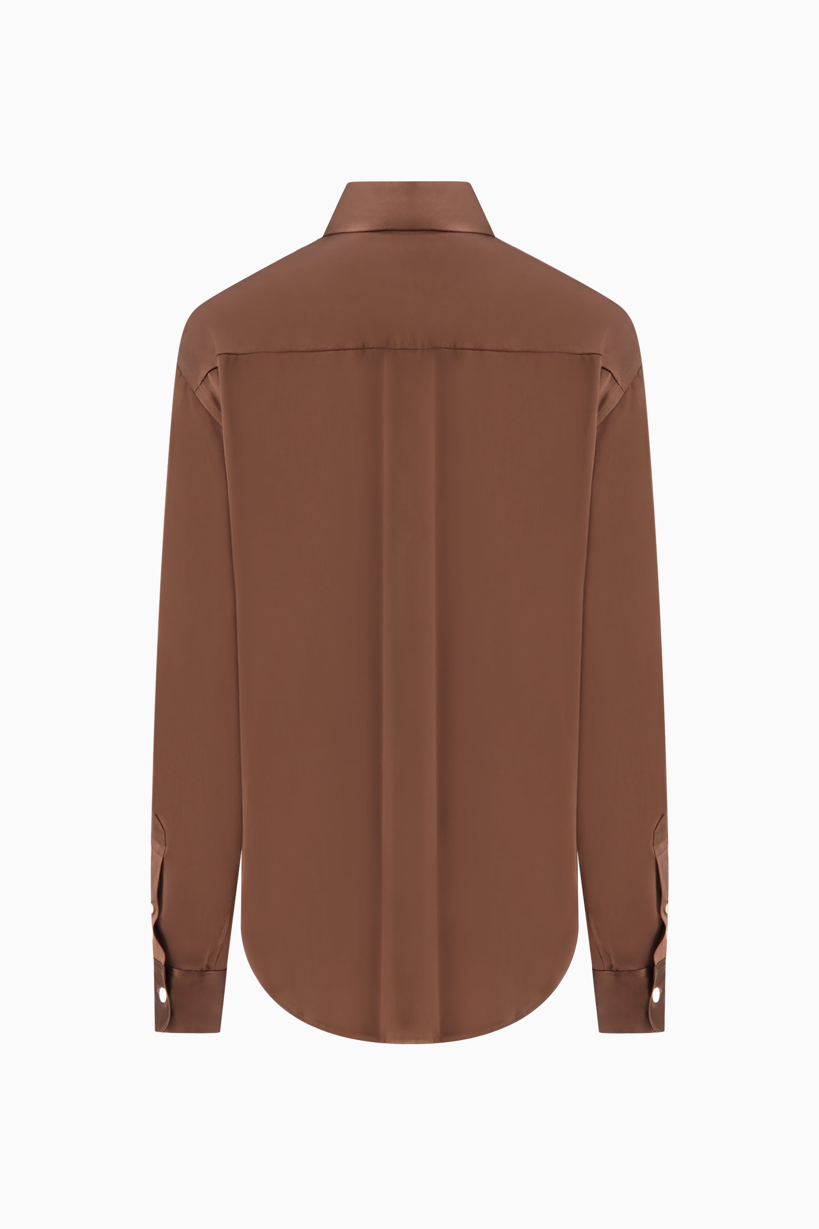 Silk Shirt - Espresso
