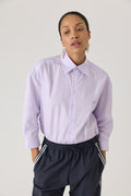 Shrunken Shirt Lilac Top