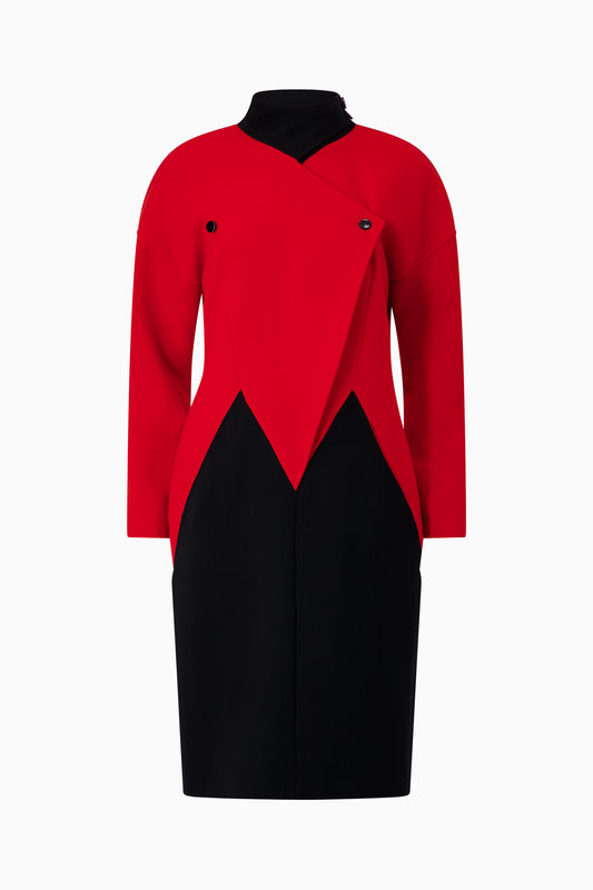 Courrèges Black and Red Dress