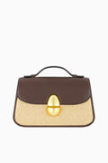 Phoenix 1.0 Bag - Raffia & Dark Chocolate