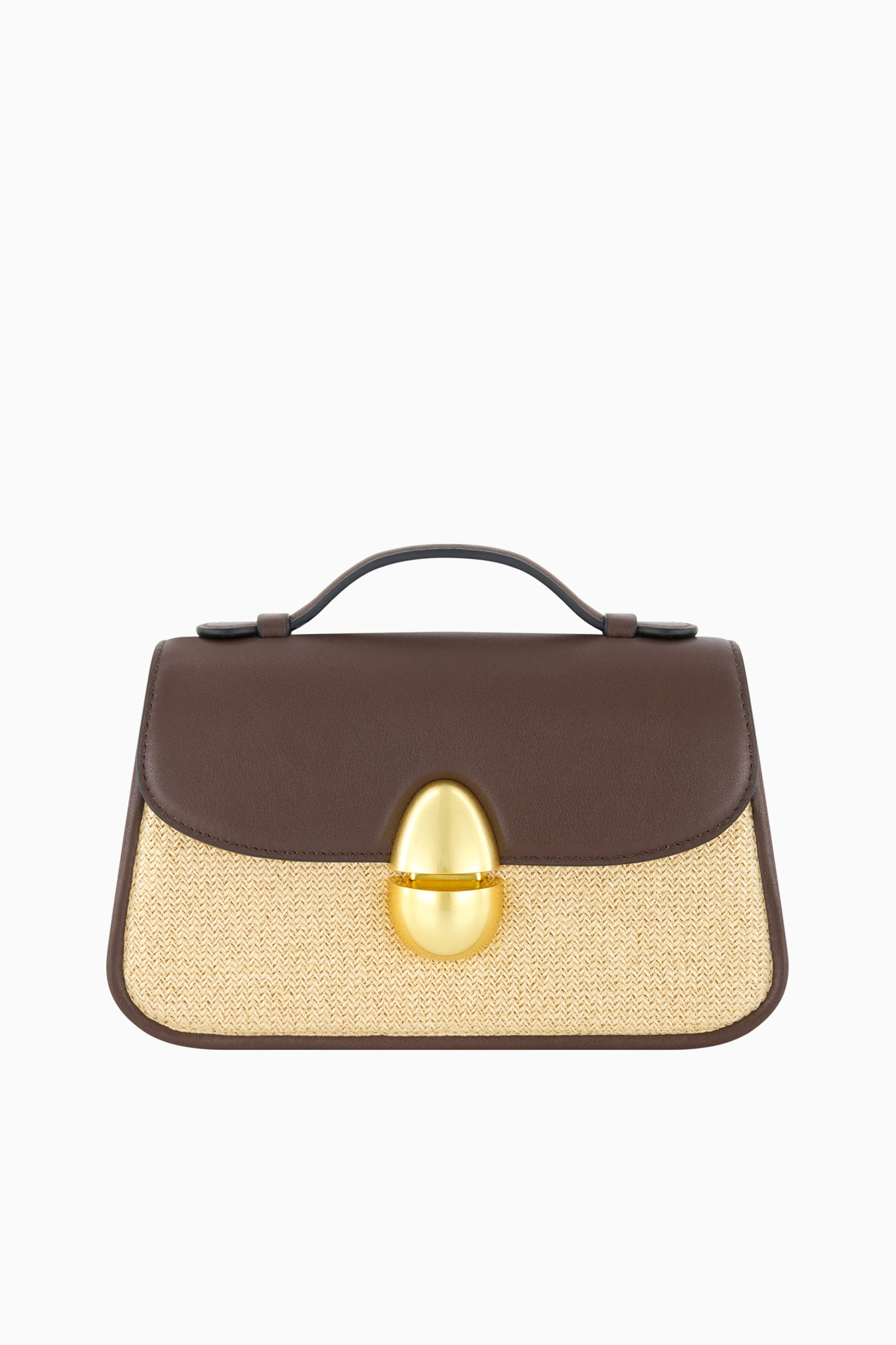 Phoenix 1.0 Bag - Raffia & Dark Chocolate