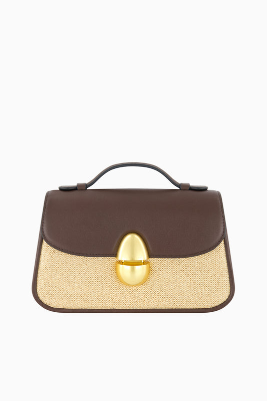 Phoenix 1.0 Bag - Raffia & Dark Chocolate