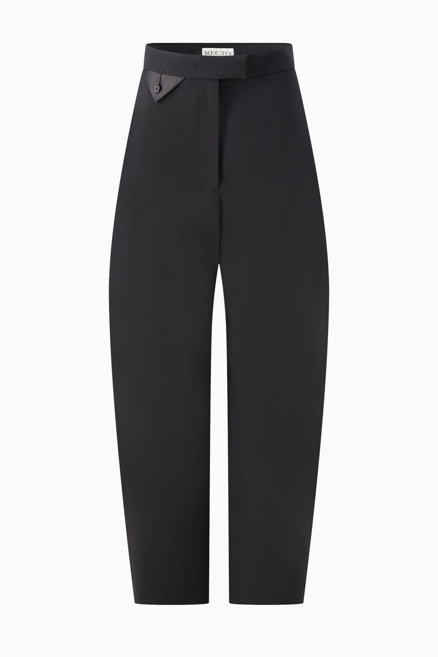 Curved Legs Crepe Pants