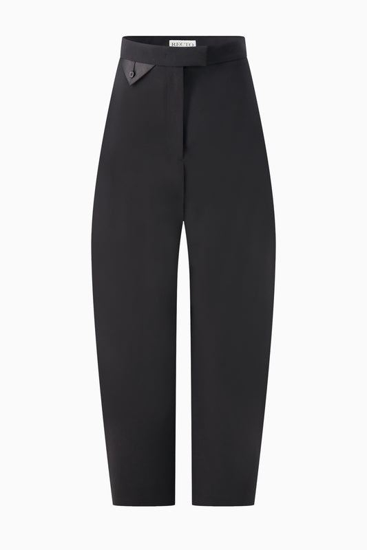 Curved Legs Crepe Pants