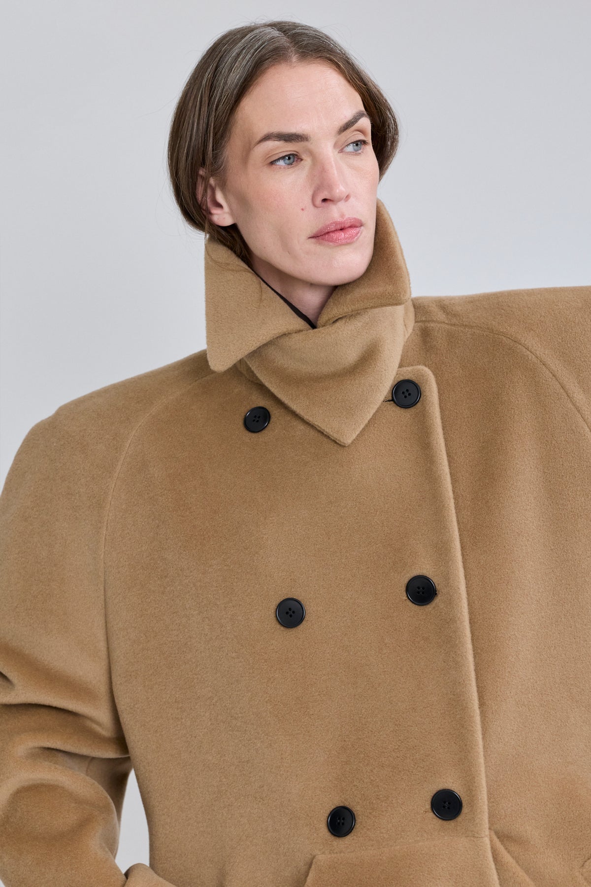 Caryatid Wool Coat
