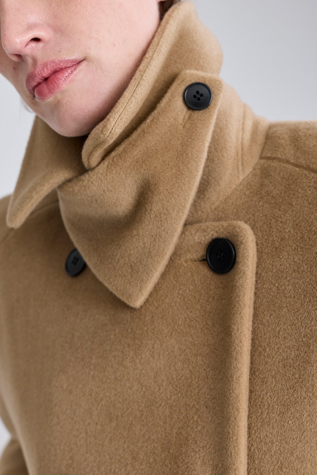 Caryatid Wool Coat