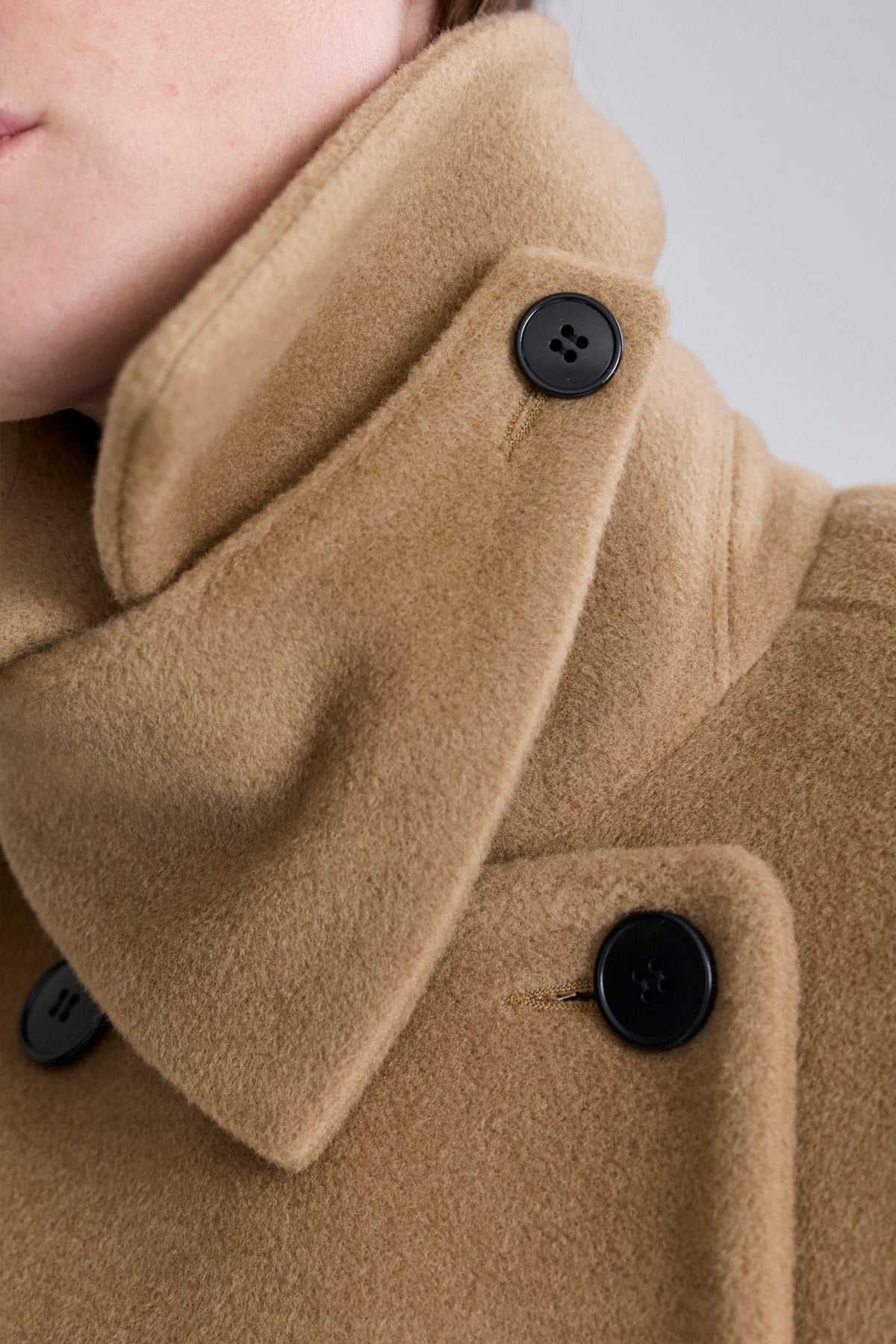 Caryatid Wool Coat