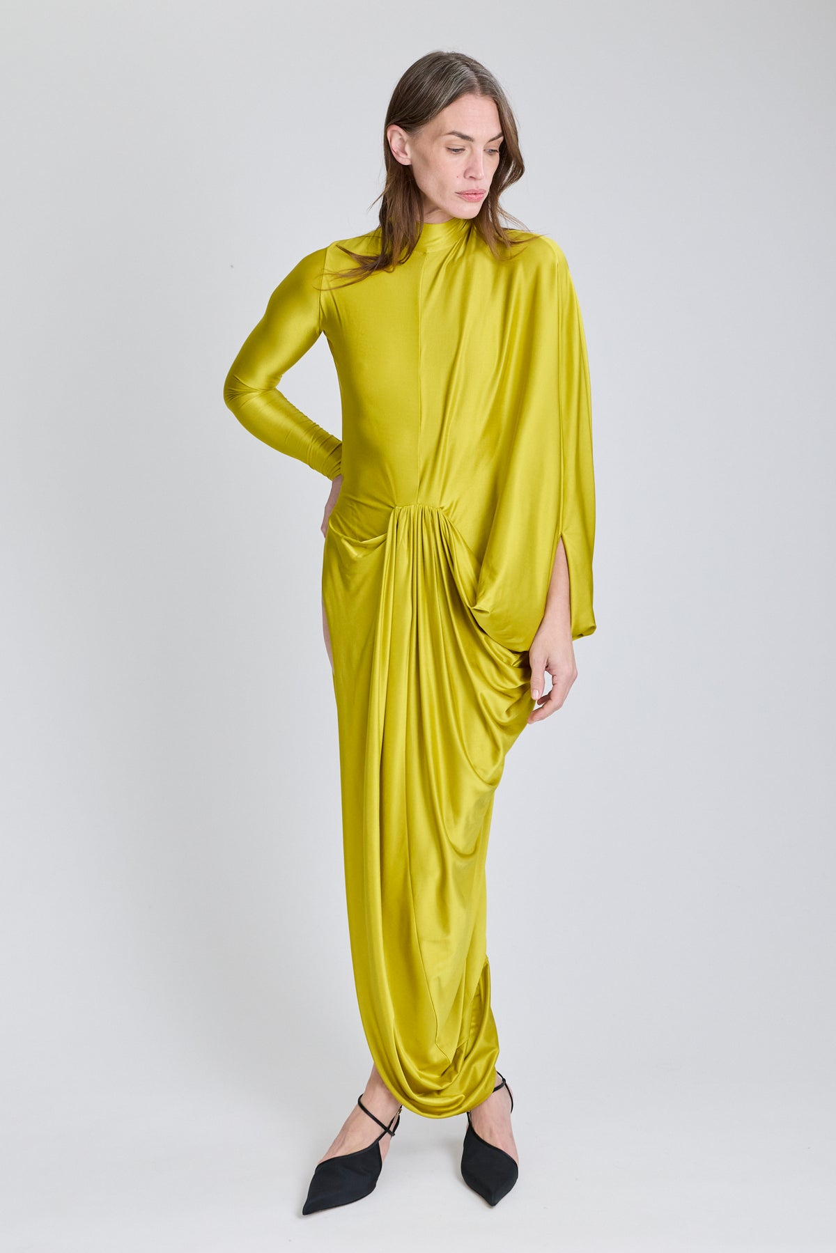 Vestale Dress - Chartreuse