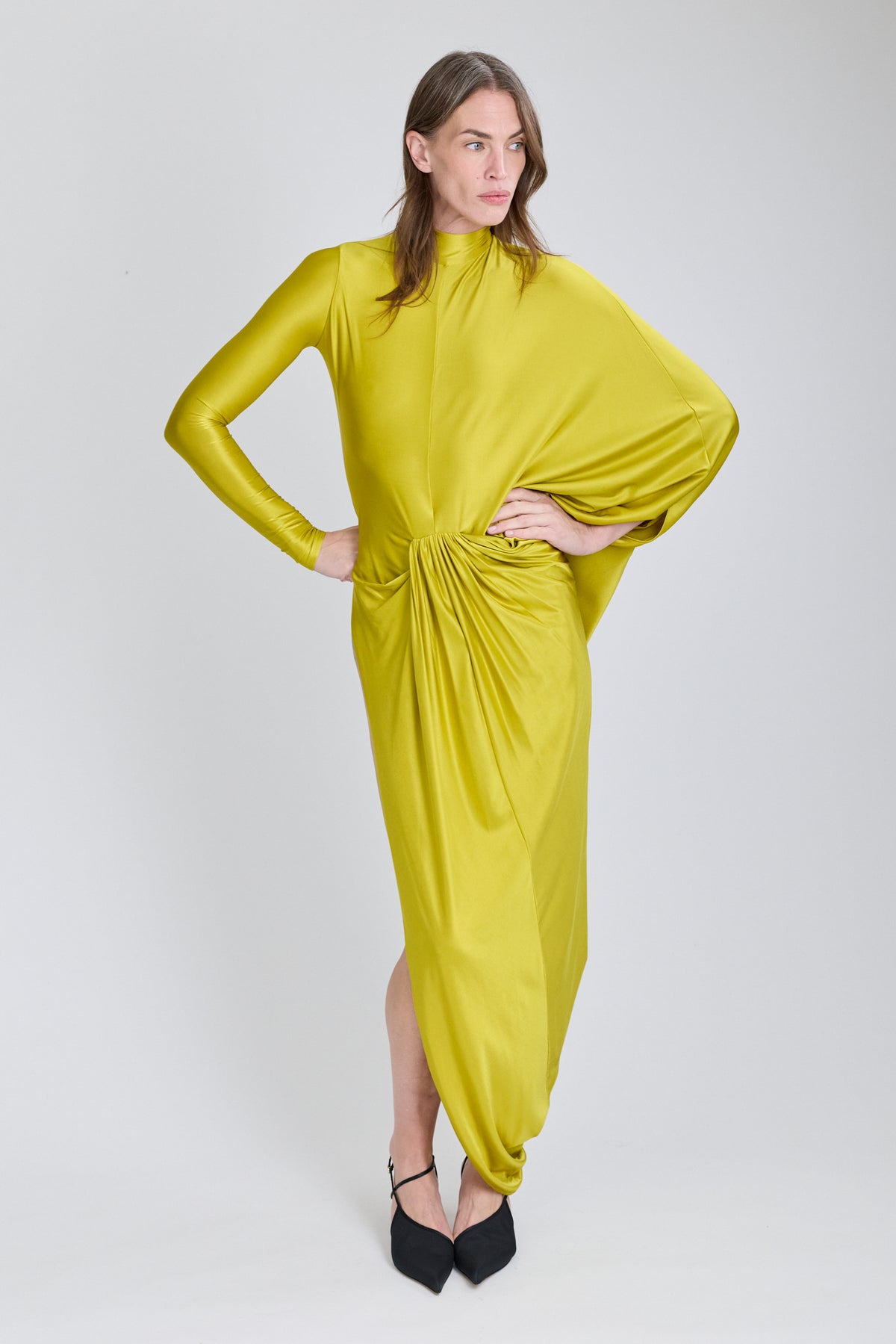 Vestale Dress - Chartreuse